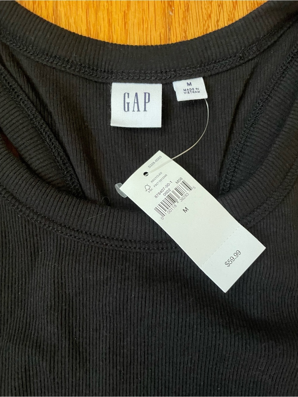 NWT! GAP Black Sleeveless Maxi Dress - Picture 3 of 7